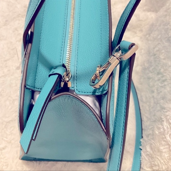 Kate Spade Rowe Medium Top Zip Satchel handbag -Stone Blue - Picture 6 of 9